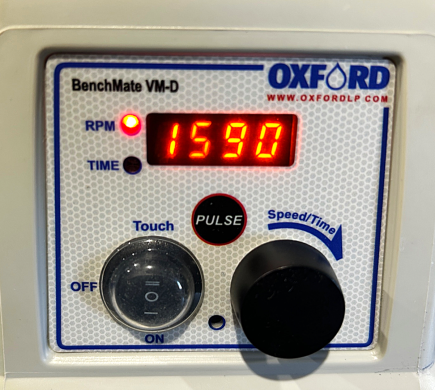 Oxford Benchmate VM-D Digital Vortex Mixer with Variable Speed and Timer-cover