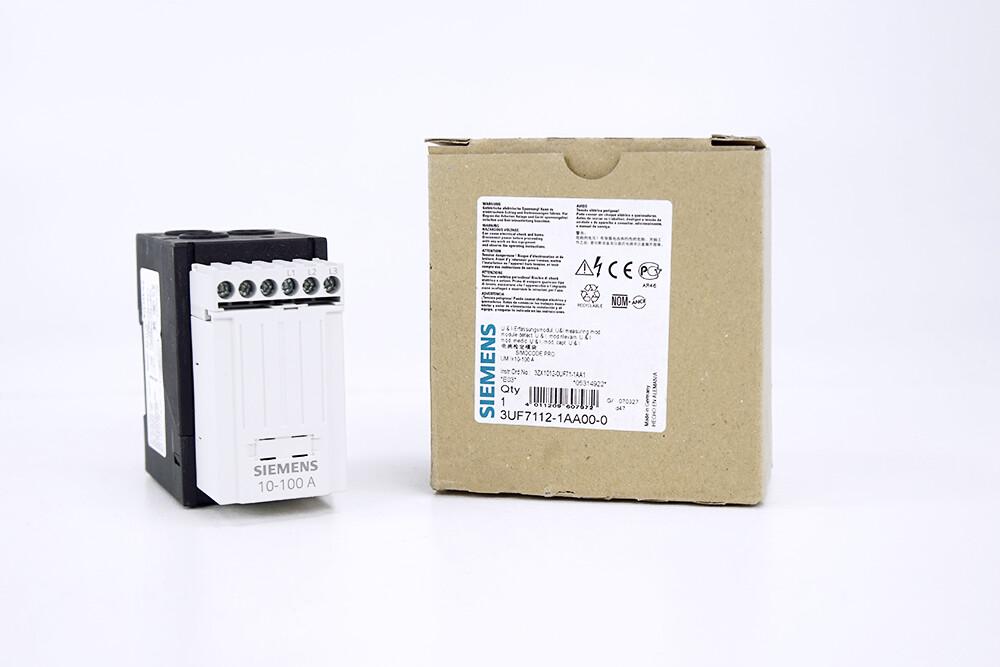 Siemens 3UF7112-1AA00-0 Current and Voltage Measurement Module, 10–100 A