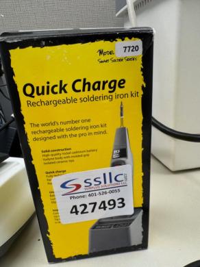 Iso-Tech Model 7720 Quick Charge Rechargeable Cordless Soldering Iron Kit-cover