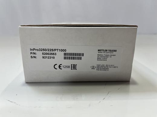 Mettler Toledo 52002553 Inline pH Meter Probe with InPro3250/225/PT1000 Sensor and PT1000 Temperature Compensation-cover