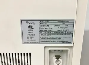 Being Scientific BIS-1 Benchtop Incubator Shaker with PID Temperature Control and Orbital Motion, 12 of 12