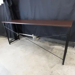 Sanwa Supply 100-DESKF026BR Brown Table 160 × 45 × 70 cm, 2 of 5