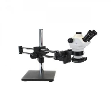 Unitron Z850 Zoom Stereo Microscope with Ball Bearing Boom Stand and LED140 Ring Light-cover