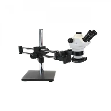 Unitron Z850 Zoom Stereo Microscope with Ball Bearing Boom Stand and LED140 Ring Light