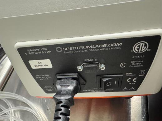 Spectrum Labs KrosFlo Research I Digital Peristaltic Pump Model 708-13197-000-cover
