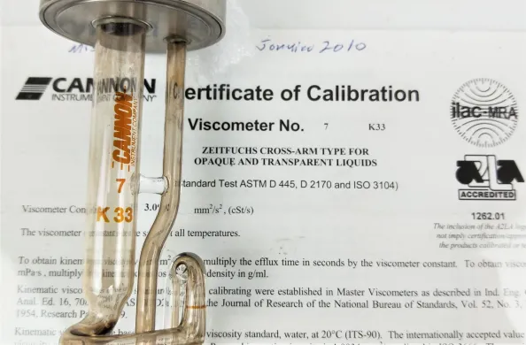Cannon ZCAC-RO-7 Certified Zeitfuchs Cross-Arm Viscometer Tube with Holder (Size 7)
