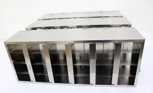 VWR 89214-716 Stainless Steel Ultra-Low Temperature Freezer Rack for 24 Microtiter Plates, 4 of 6