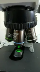 Olympus BX50 Fluorescence Trinocular Microscope with Halogen and Mercury Illumination, 3 of 9