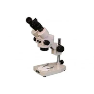 Meiji EMZ-5 Zoom Stereo Microscope with PLS-1 Pole Stand and LED Illumination