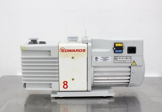 Edwards RV8 Rotary Vane Vacuum Pump, 4 Microns, 100-120V 50Hz/60Hz-cover