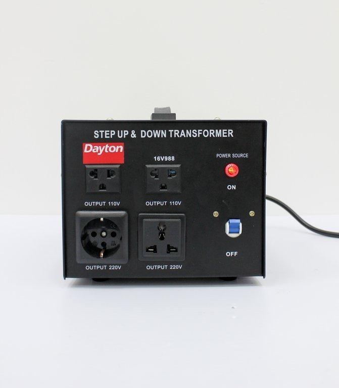 Dayton 16V988B 3000W Step-Up/Down Transformer 110V-220V, 50/60Hz Power Supply