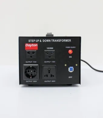 Dayton 16V988B 3000W Step-Up/Down Transformer 110V-220V, 50/60Hz Power Supply
