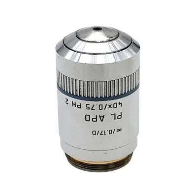 Leica PL Apo 40x Phase Contrast Microscope Objective ∞/0.17/D