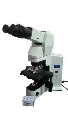 Olympus BX41 Microscope with Tilting Telescope Head and Plan Objective Set