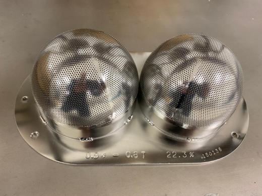 Fuji Paudal LCI TDG-110PA Twin Dome Extruder Screen with 0.8 mm Aperture-cover