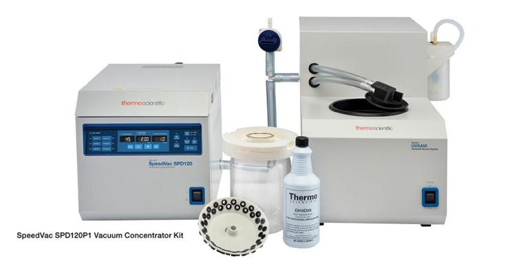 Thermo Savant SPD120 Centrifugal Vacuum Concentrator Kit with RH40-11 Rotor and UVS450A Cold Trap-cover