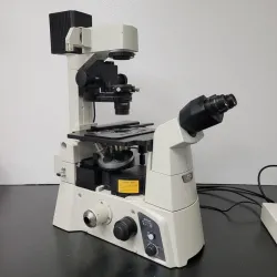 Nikon Eclipse Ti-S Inverted Microscope with X-Cite Fluorescence and Phase Contrast, 2 of 7