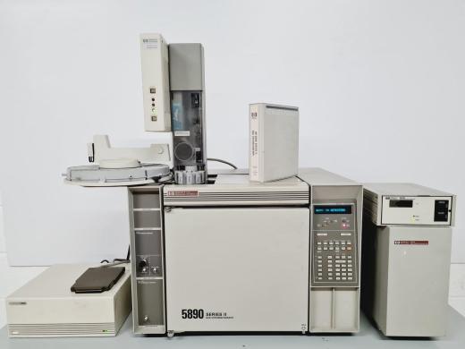 Hewlett Packard 5890 Series II Gas Chromatograph GC System Lab-cover
