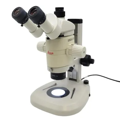 Leica Stereo Microscope MZ12 with Transmitted and Reflected LED Light Stand