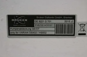 Bruker micrOTOF Mass Spectrometer with Varian DS-602, 9 of 9