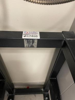Gas Cylinder Holder Rack with Metal Frame and Securing Chains for Laboratory Use-cover