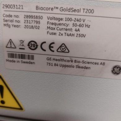 GE Biacore T200 Surface Plasmon Resonance (SPR) Analyzer for Biomolecular Interaction Studies-cover