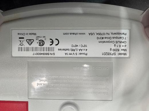 OHAUS Scout SPX6201 Digital Portable Precision Balance with Stainless Steel Pan-cover