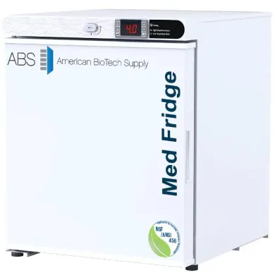 American BioTech Supply 1 Cu Ft Vaccine Refrigerator PH-ABT-NSF-UCFS-0104-LH