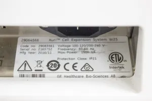 GE Healthcare Xuri W25 25L Cell Expansion System Bioreactor with Pump, 9 of 12