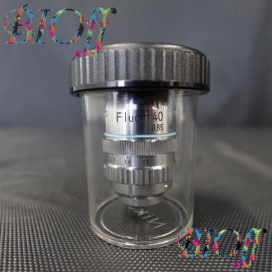 Nikon Fluor 40x 0.85 Microscope Objective, 160 mm Tube Length, 0.11–0.23 mm Cover Glass-cover
