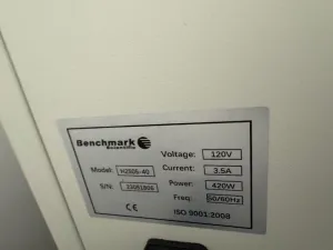 Benchmark SureTemp Bi-Convection Incubator Model H2505-40 with Digital Control Panel, 3 of 3