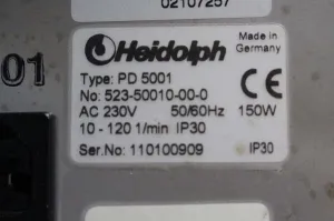Heidolph PD 5001 Peristaltic Pump, 4 of 4
