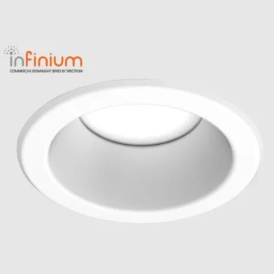 Spectrum GR12LEDWM 12-Inch Recessed Facility LED Downlight with Multi-Bar Brackets