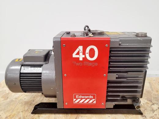 Edwards E2M40 Rotary Vane Vacuum Pump for Laboratory and Bioprocessing Applications-cover