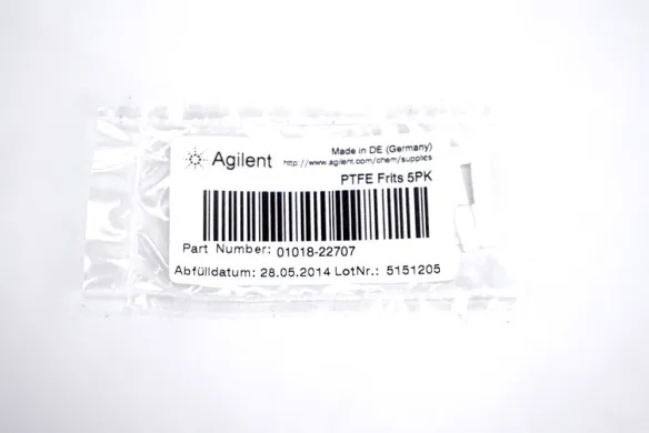 Agilent PTFE Frit Set, 2 Frits, 5 per Pack, 01018-22707