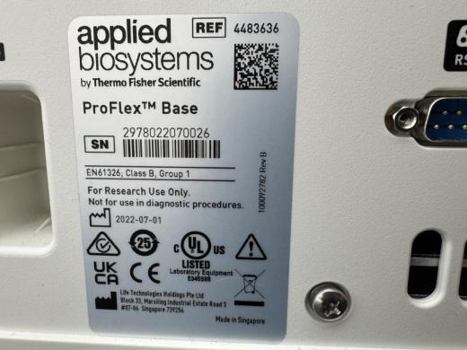 Applied Biosystems ProFlex Base Thermal Cycler PCR System-cover
