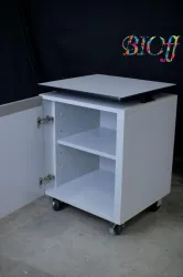 ATOM 4706-1~10 One-Door Side Desk with Casters, 48 × 52 × 68 cm, 5 of 11
