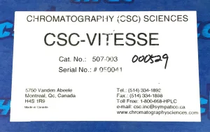CSC Vitesse 507-003 HPLC Guard Column (5 cm × 4.6 mm × 3 µm), 3 of 7