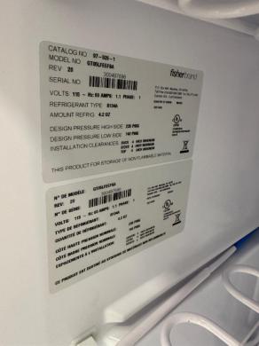 Fisherbrand Isotemp Undercounter Laboratory Freezer for Biomedical Sample Storage-cover