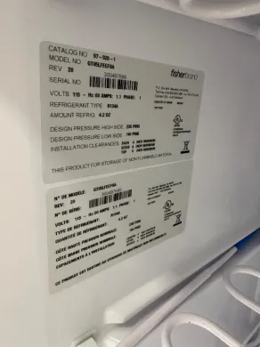 Fisherbrand Isotemp Undercounter Laboratory Freezer for Biomedical Sample Storage