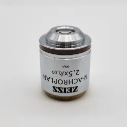 Zeiss N-Achroplan 2.5x M27 Microscope Objective Lens 420920-9901, 2 of 2