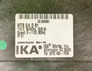 IKA MTS 2/4 Digital Microplate Shaker with 1100 RPM Orbital Mixing and 3mm Orbit, 12 of 12