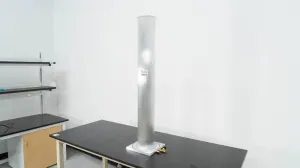 Aluminum Laboratory Tube with Lower Swagelok Valve Assembly for Fluidic Control, 2 of 3