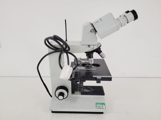 Carl Zeiss Jena Laboval 4 Microscope w/ 4 x Objectives Jena 3.2 10 40 100 A  Lab-cover