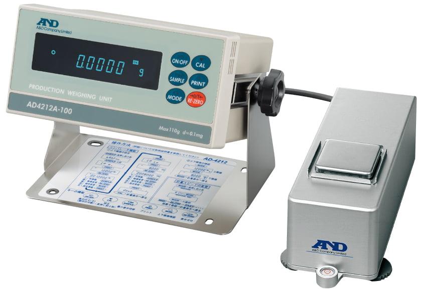 A&D AD-4212A-100 Precision Weigh Module Balance with 110g Capacity and 0.1mg Readability