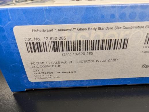 Fisherbrand Accumet Glass Body Combination pH Electrode Model 13-620-285-cover
