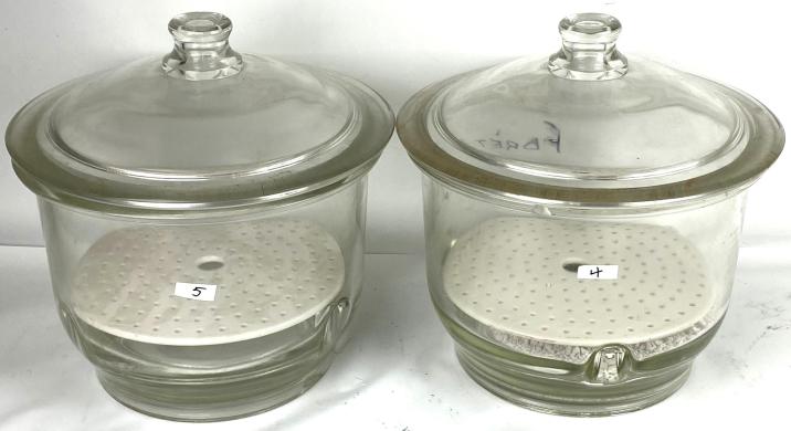 Corning PYREX 3081-250 Glass Desiccator with 10.5L Capacity and Coors Plate-cover