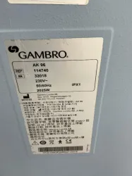 Gambro AK-96 Hemodialysis Machine with Integrated Control Panel and Mobile Base, 3 of 4