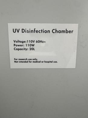 Benchmark Scientific UV Clave Benchtop UV Disinfection Chamber-cover