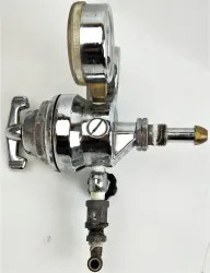 Union Carbide Purox CGA-510 Acetylene Regulator with Gauges, 3 of 6